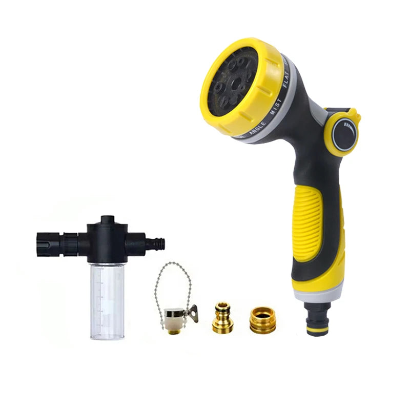 High Pressure 10 Modes Watering Gun Garden Sprayer Irrigation Water Nozzle Plants Yard Watering Washing Car Sprinkler Tool