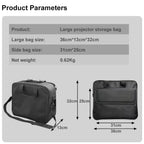 Portable Bag for Projector Accessories universal multi-function storage big Bag for Computer Touyinger Q12W / Epson / BenQ