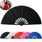 Boots on The Ground Fan,Large Holographic Folding Hand Fan, Clap Fans for Line Dancing,Foldable Craft Holding Hand Fan