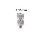 50Pcs High Pressure Mist Cooling Atomizing Sprayer 3/16" 0.1~0.5mm Anti Drip Fog Nozzle Garden Agriculture Irrigation Humidify