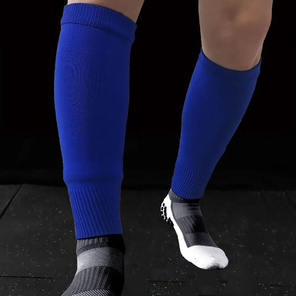 Loogdeel 1Pair Professional Soccer Socks Running Football Basketball Leg Guard Board Covers Breathable Calf Compression Sleeves