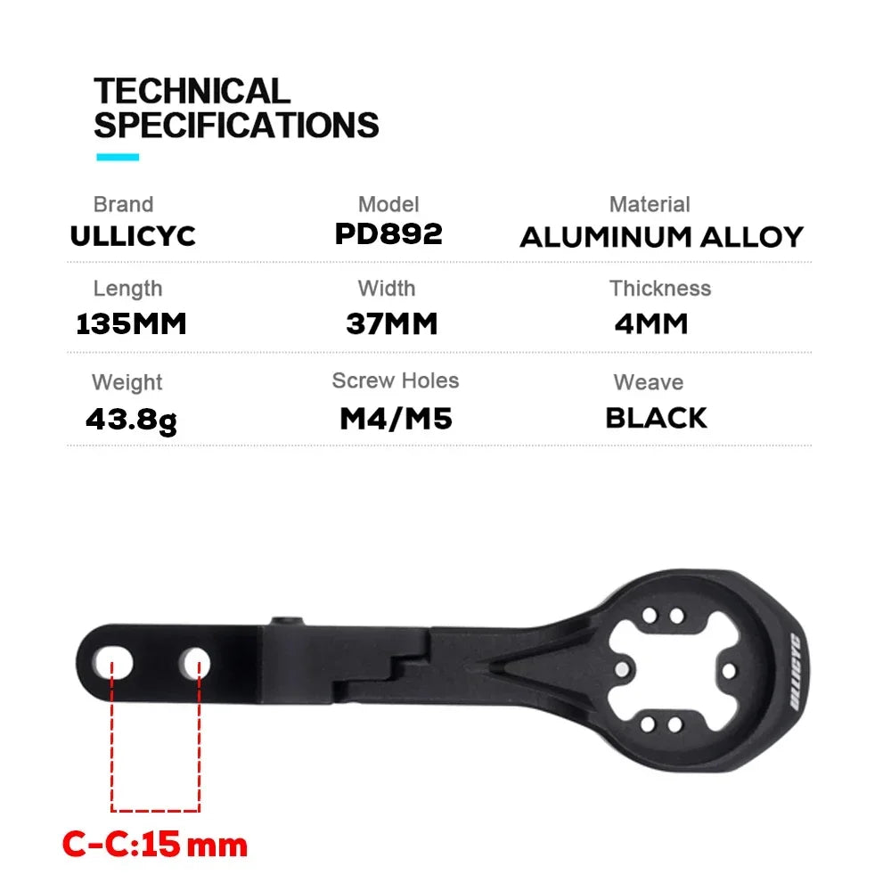 Aluminum Alloy Bike Computer Mount For Cervelo S5 Handlebar Road Bike GPS Headlight Holder Bracke For GARMIN XOSS IGPSPORT
