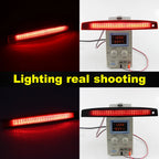 1X Third 3Rd Brake Light, LED Stop Lamp for Renault Megane MK II 2003-2008 Rear Tail Light, Red Shell OEM：8200175538