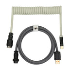 EPOMAKER Mix Pro Coiled USB-C Keyboard Cable 1.5m Double Sleeved, Detachable 4-Pin Aviator
