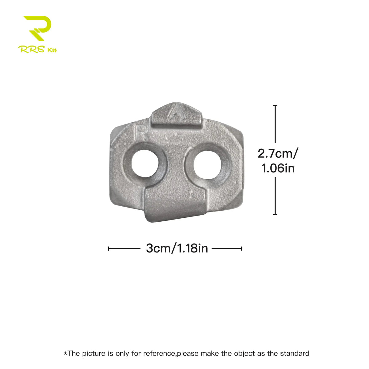 RRSKIT Mountain Bicycle Lock Pads For Time Mountain Bike Self-Locking Pedal ATAC System Stainless Steel Mountain Bike Cleats