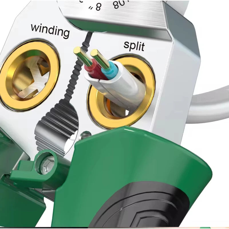 Stainless Steel Multifunctional Wire Stripping Pliers Multi-function Wire Stripper Needle Nose Nippers Wire Winding