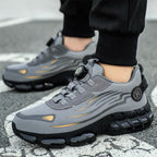 Men's Safety Shoes Protection And Elastic Safety Boots Fashionable Casual Shoes Breathable Odor Protection Men's Work Shoes