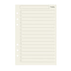 45 Pieces A5 A6 A7 6ring Loose Leaf Notebook Refill Binder Inner Page Budget Weekly Monthly To Do Line Dot Grid Paper Stationery