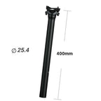 ELITA ONE Bicycle Seat Post Carbon Light 25.4/27.2/30.9/31.6mm MTB/Road Bike Seatpost 300/350/400mm