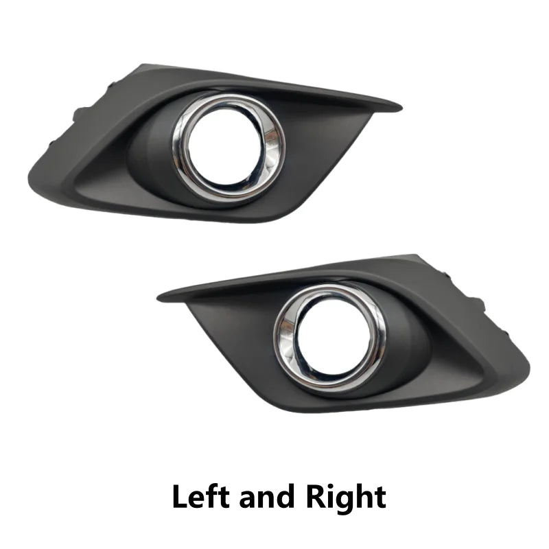 For Mazda 3 Axela 2014 2015 2016 Front Bumper Lamp Shell Fog Light Grille Cover Headlight Fog Lamp Frame Hood Auto Accessories
