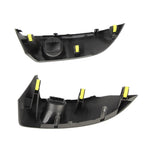 New 2Pcs Center Dash Air Vent Radio Bezel Trim 55412 42060 B1 Dashboard Instrument Cluster Panel for Toyota RAV4 2006 to 2012