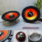 Universal 6.5 Inch Car Audio Upgrade Kit - 2-Way 440W Coaxial Speakers with Passive Crossover, Quick-Connect Terminals for Most Vehicles 2005+