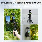 BRDRC Magnetic Adapter Mount for DJI Osmo Pocket 4/3,Magsafe Bracket For iPhone 17/16/15/14/13,Pocket 4/3 Accessories