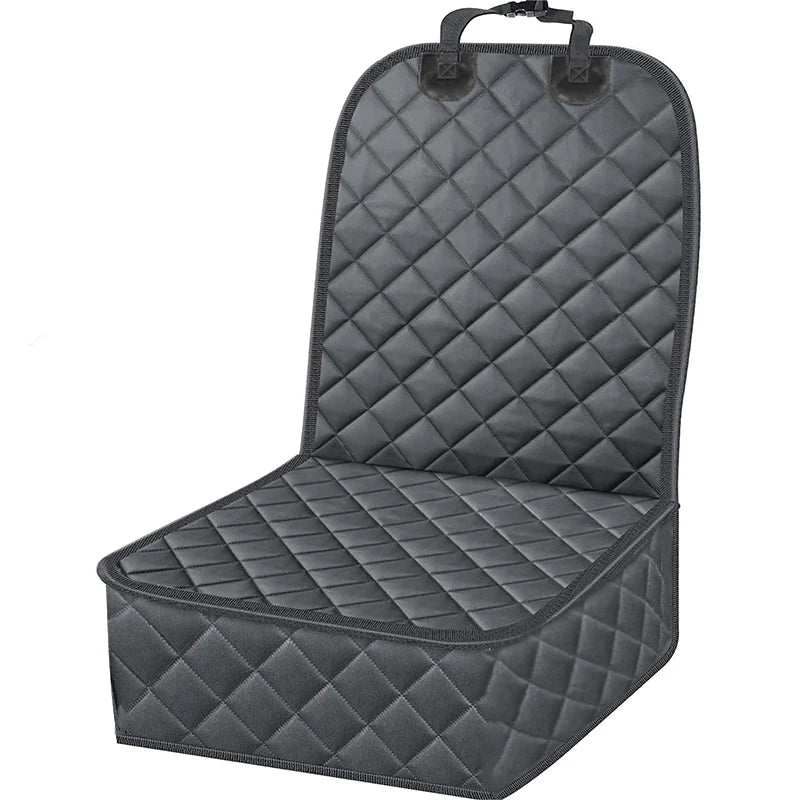 Dog Front Seat Cover for Cars, 100% Waterproof Nonslip Pet Car Seat Protector, Quilted & Durable Padded Dog Seat Covers for Cars