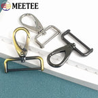2/4Pcs Meetee 13-38mm Metal Buckle Detachable Lobster Clasp Bag Strap Clip Buckles Webbing Handbag Snap Hook DIY Accessories