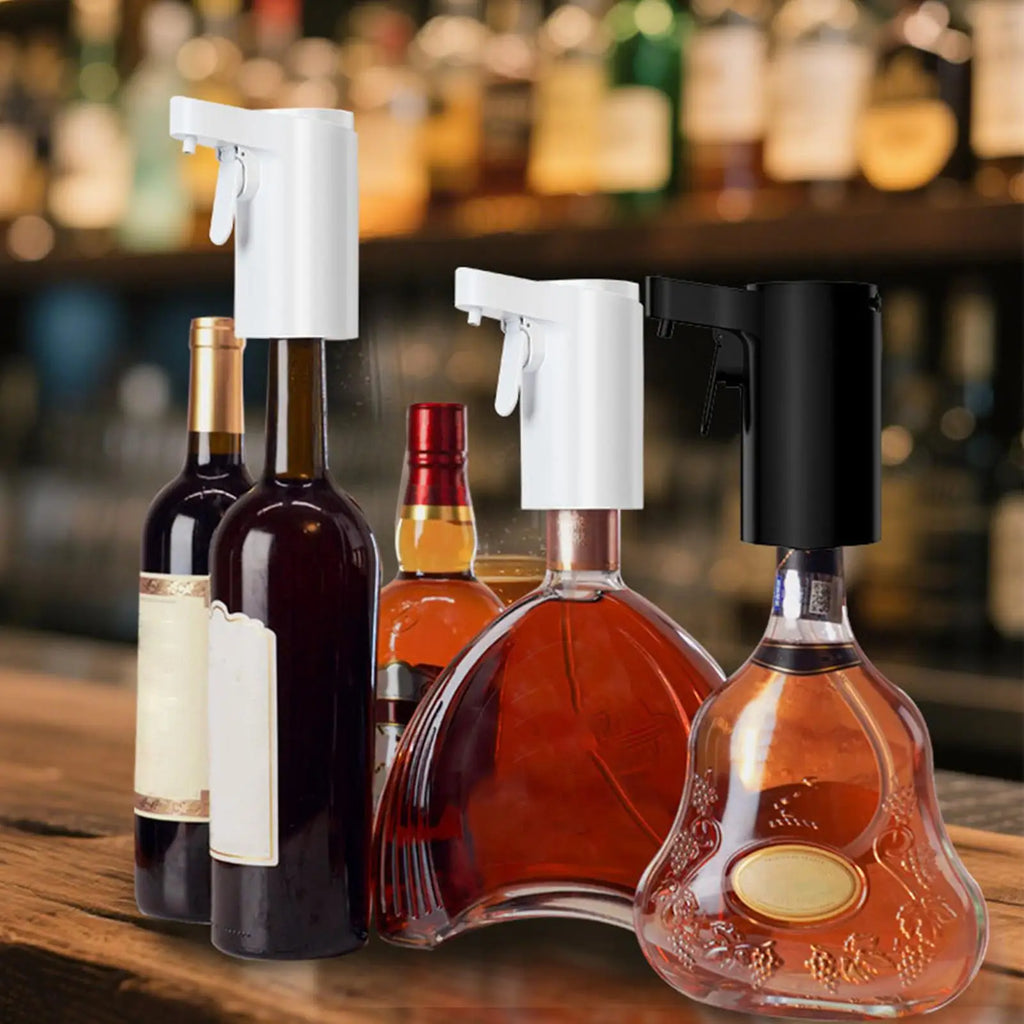 Automatic Wine Dispenser Smart Sensor Wine Pump 4 Modes Touch Screen Digital for Red Wine Whiskey Liquor Electric Decanter