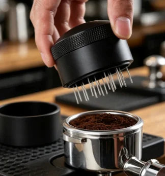 Espresso Stirrer WDT Tool, Espresso Distribution Tool for 51mm 54mm 53mm 58mm Portafilter, Coffee Powder Stirring Tool