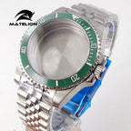 Matelion 200M Diving Case 40mm Fit NH35 NH36 NH34 GMT ETA 2824 PT5000 Watch Case Jubilee Bracelet Sapphire Glass Slide Buckle