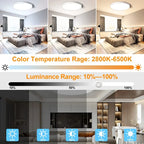 Ultra-Thin LED Ceiling Lamp Chandelier 23/30cm with Remote Control for Home Decor Lighting in Living Room Bedroom Kitchen