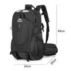Outdoor Hiking Rucksack Backpack Mountaineering Bag for Men Women Sports Trekking Backpack Light Travel Camping