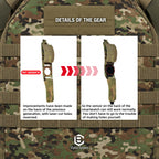 TACTICAL Nylon Style Watch Band with Cover Flap Smartwatch Compatible for Men Women Outdoor Hunting Watch Straps