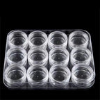 50/100/300pcs 5g Transparent Cosmetic Bottles Containers Pot Sample Clear Cream Jar For Nail Arts Small Clear Can Tin For Balm