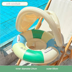 1pc Outdoor Sport Inflatable Swimming Ring PVC Swim Circle Pool Float Seat