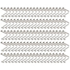 Spring Clip Locking Tube Pins 8mm V-Shaped Double Bead for Tent Pole/Kayak Paddle, 100pcs