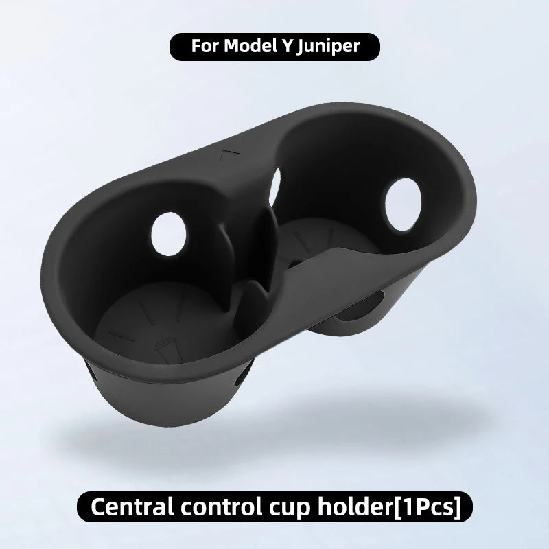 For Tesla Model Y Juniper YL 2026 water cup holder silicone cup holder central control water cup holder interior accessories