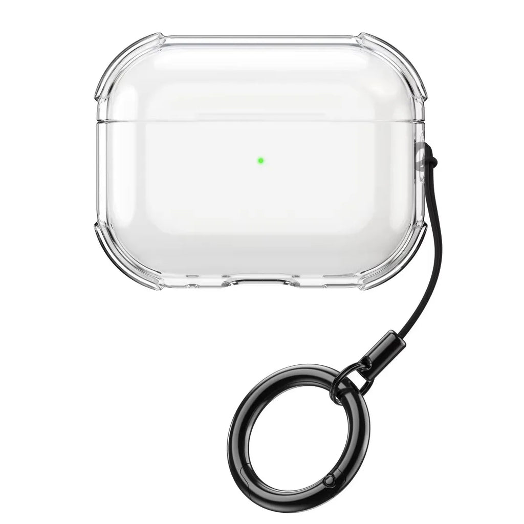 Clear Case For AirPods Pro 3 with Lanyard Keychain & Cleaning Kit Soft TPU Shockproof Protective Case Cover For AirPods Pro 3