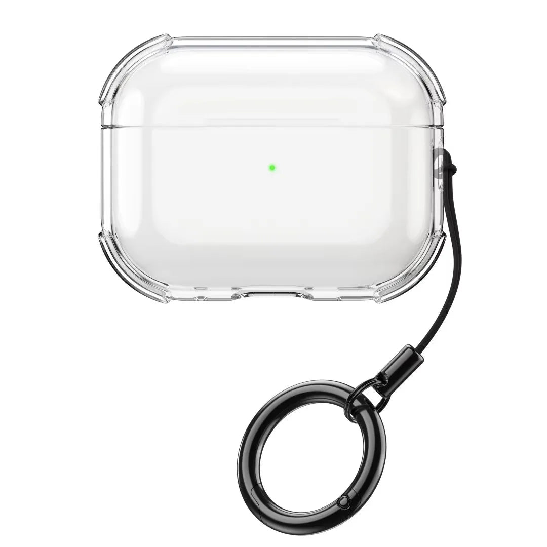 Clear Case For AirPods Pro 3 with Lanyard Keychain & Cleaning Kit Soft TPU Shockproof Protective Case Cover For AirPods Pro 3