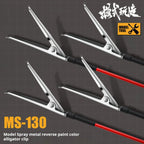 MSWZ MS130 Reverse Painting Clip 10Pcs Spray Metal Coloring Tool for Gundam Model Kit Building DIY Craft Painting Accessories
