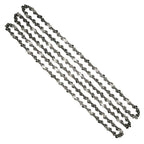 Chainsaw Blades 3 Pieces Saw Chains Semi Chisel for 3/8" Pitch 1.3mm Gauge 44 45 50 52 55 56 57 59 Drive Links Are Available