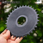 GOLDIX Directly install AERO Chainring Wide Narrow Teeth CNC Hollow Cutting Machining for SHIMANO M8100 M9100 M7100 M6100 Crank