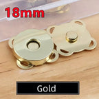 20-2PCS Metal Snap Magnet Button Magnetic Fastener Clasp Closure Buckle for Clothes Bag DIY Craft Sewing Accessories 14mm 18mm