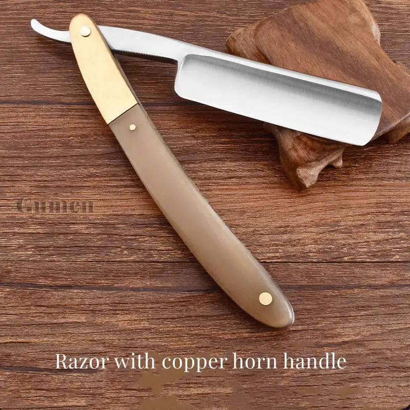 Japanese 440C Steel Straight Edge Sharp Barber Razor Salon Barbershop Shaving Razor Sharp Already Straight Razor For Men