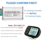 24V 36V 48V Intelligent KT LCD LCD5 DISP Ktlcd5 Control Panel Display Electric Bicycle Bike Parts KT Controller