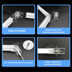 Hexagon LED lighting for Garage Barbecue Shop Barbershop Gym Bar Car Detailing Showroom 4S Workshop Ceiling Light Honeycomb Tube