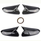 Horn Shape ABS Carbon Fiber Style Rear View Side Mirror Cover Rearview Caps For Honda For Civic 10th 2016 2017 2018 2019 2020