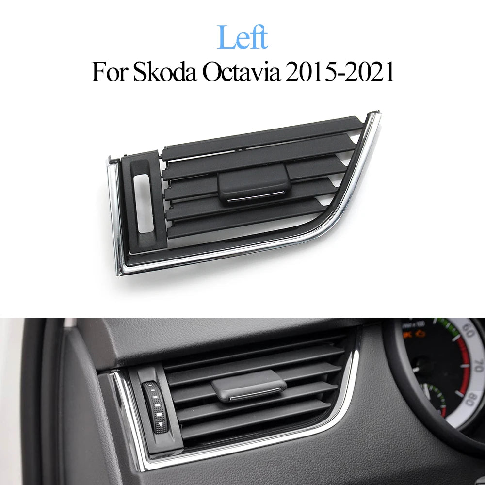 Car Left Right Middle Air Conditioner AC Vent Grille Outlet Panel Cover For For Skoda Octavia 3 A7 5E MK3 2013-2021 5E0820951C