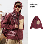 VECTOR Men Woman Windproof Hiking Jacket Waterproof Outdoor Sportswear UPF40+ Breathable Coat Camping and Outdoor Hiking