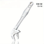Heavy-Duty Industrial Crab Claw Wrench Self-Adjusting Ratchet Wide Jaw for Automotive Piping Manufacturing