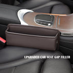 Leather Car Seat Gap Organizer, Universal Side Pocket Storage Box for Tidying Small Items
