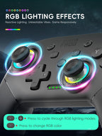 DATA FROG 2 Pack Wireless Pro Controller Gamepad for TV Console Box PC Android iOS Gaming Support HD Vibrate Ergonomic Grip