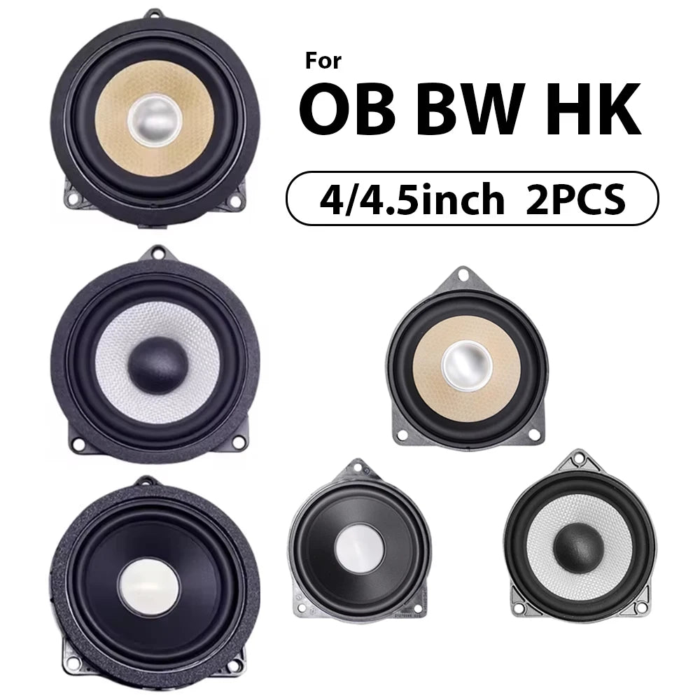 BMW 3 Series F30 Midrange Speaker 4.5in Car Door Center Dash Loudspeaker 12V 1pc