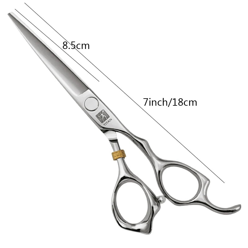 Titan 7.0inch hairdresser's scissors for hair cuts professional hairdressing scissors barber tool