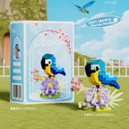 Animal Bird Building Blocks Toy for Children Girl 8 Year Old Kids Birthday Gift Mini Educational Parrot Assembling Brick Boy Toy