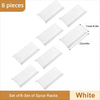 4 Layers Kitchen Spice Drawer Organizer Adjustable Spice Rack for Spice Jars Seasoning Bottles Cabinet Pantry Kitchen Organizer