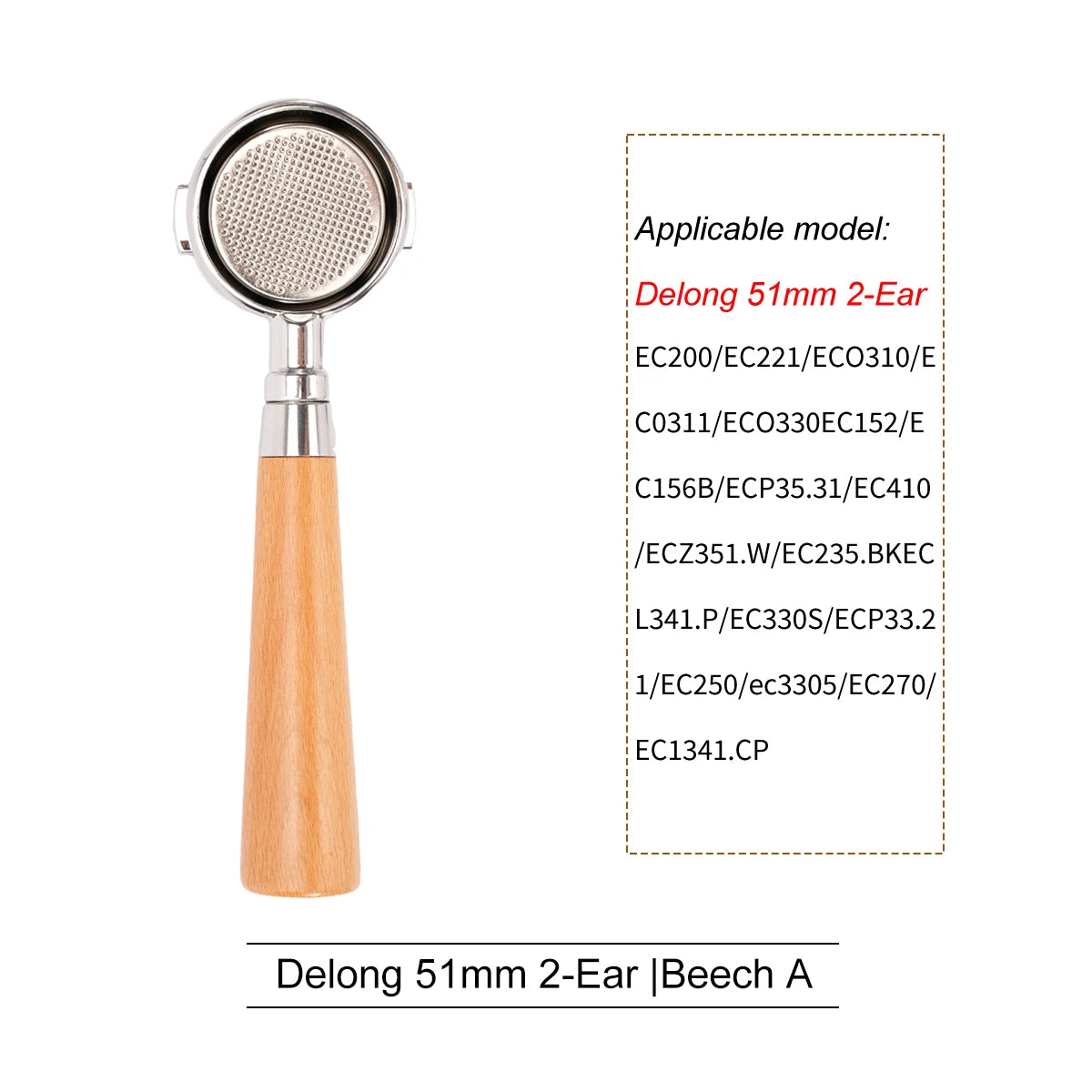 51mm 2-Ear Beech-A