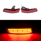 For Toyota Corolla Altis 2014 2015 2016 2017 2018 Drive Brake Turn Signal lamps Dynamic LED Rear Bumper Reflector light